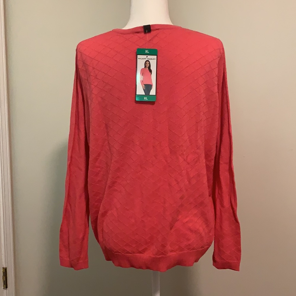 HILARY RADLEY - deep coral button down - Picture 4 of 7